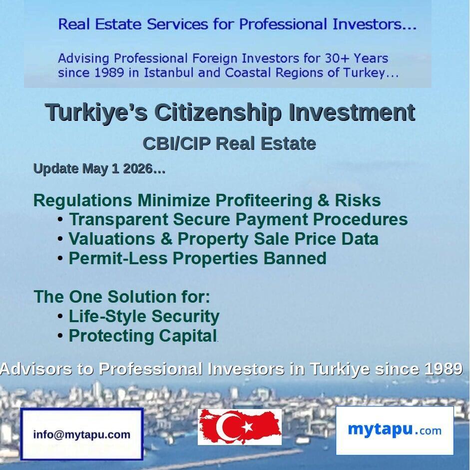 Buyers Rejoice at the Biggest News for Property Investors in Turkiye for Ten Years…